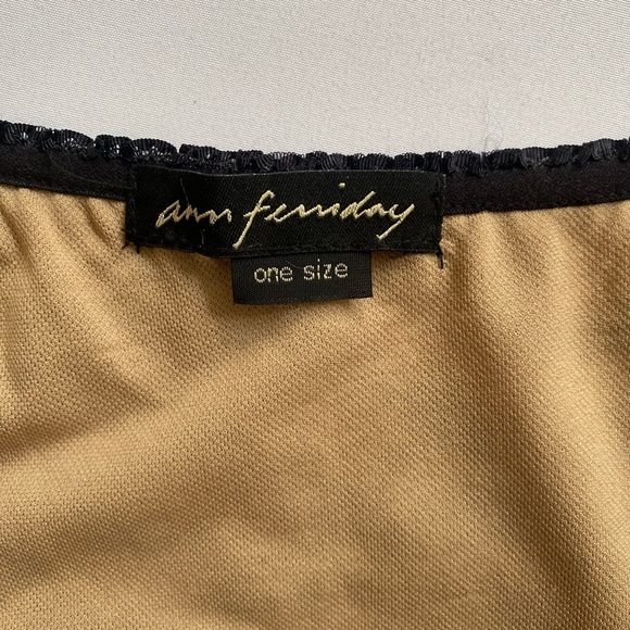 Ann Ferriday Dress Black Lace Slip Dress Sleeveless Straps size OS - Picture 12 of 16